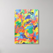 Explosion of Colors Canvas Afdruk (Voorkant)