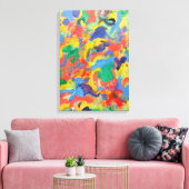 Explosion of Colors Canvas Afdruk (Insitu (Woonkamer))