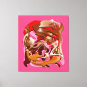Explosion of Frozen Flavors Canvas Afdruk (Voorkant)