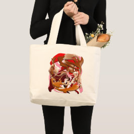 Explosion of Frozen Flavors Grote Tote Bag