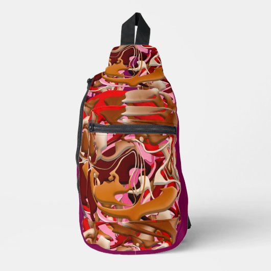 Explosion of Frozen Flavors Sling Bag (Voorkant)