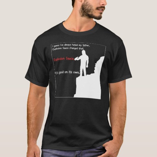Explosion Sauce Dark Shirt (Voorkant)