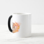 Explosive Fiery Artisan Bread Loaf Magische Mok (Voorkant links)