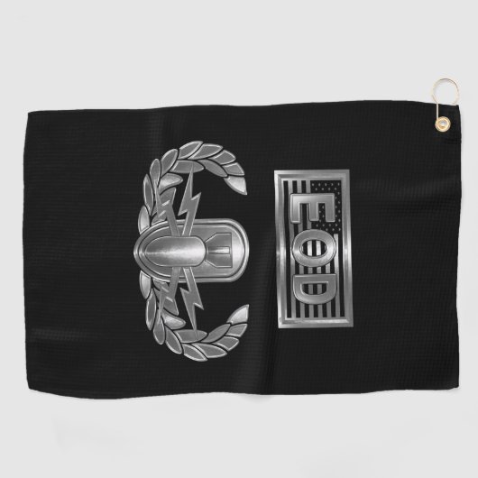 Explosive Ordnance Disposance Basic EOD Badge Golfhanddoek (Horizontaal)