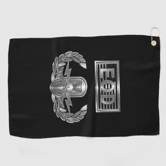 Explosive Ordnance Disposance Senior EOD Badge Golfhanddoek (Horizontaal)