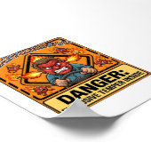 Explosive Temper Trucker | ADR digital download Poster (Hoek)