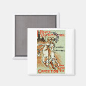 Expo 1914 voor de moderne vrouw magneet (Voorkant / Achterkant)