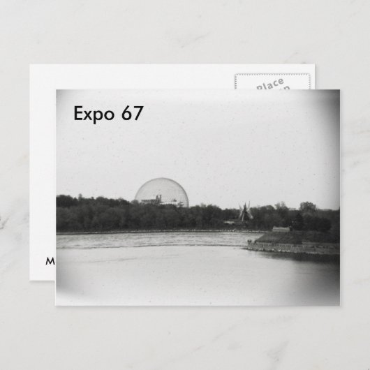 Expo 67 Briefkaart (Voorkant / Achterkant)