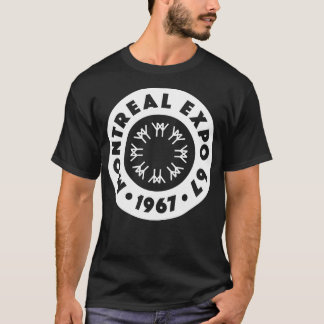 Expo 67 Montreal Worlds Fair Circle Wit T-shirt