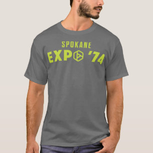 Expo 74 Spokane Wereldtentoonstelling O Icon Green T-shirt