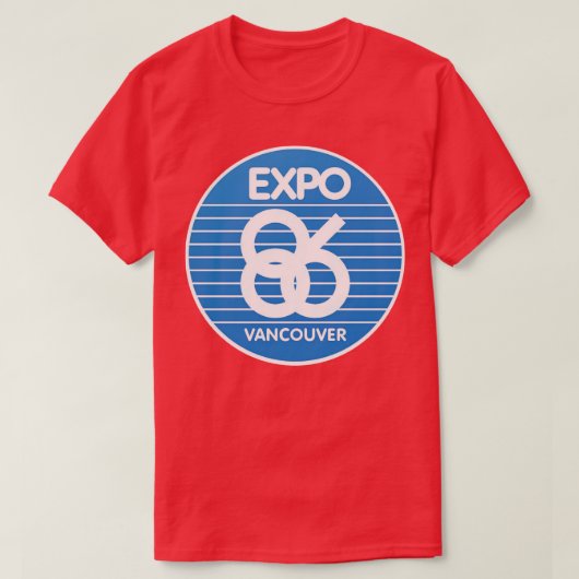 Expo 86 Vancouver BC Canada T-shirt (Design voorkant)