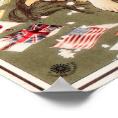 Exportbeurs Japan Minatogawa Kobe Expositie Poster (Hoek)