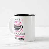 Exporteur Prachtige Geweldige Sassy Tweekleurige Koffiemok (Voorkant links)