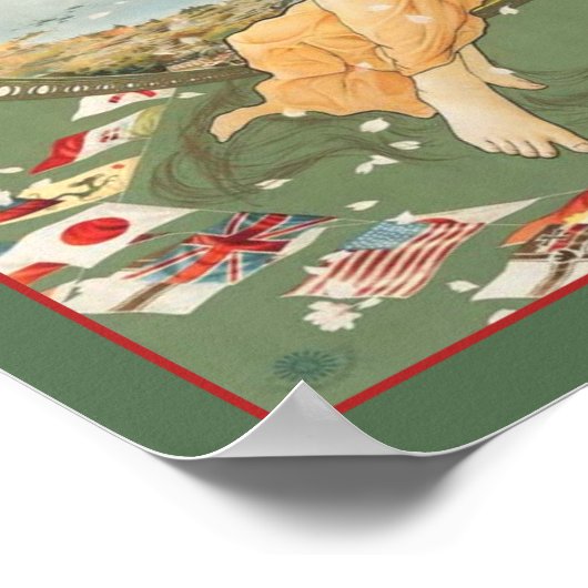 Expositie exportartikelen Japan 1911 Poster (Hoek)