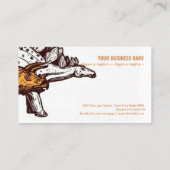 Expositie museum dinosaurussen visitekaartje (Achterkant)