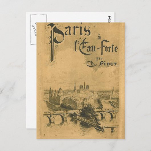 Expositie Parijs 1900 Briefkaart (Voorkant / Achterkant)