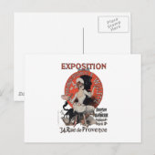 Expositie Rue de Provence Briefkaart (Voorkant / Achterkant)