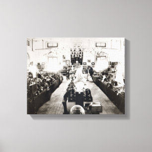 Expositie Trinidad en Tobago, 1890 Canvas Afdruk