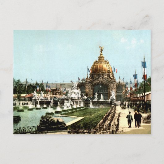 Expositie Universal 1889 Paris Frankrijk Briefkaart (Voorkant)
