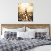 Expositie Universelle Eiffeltoren 1900 Canvas Afdruk (Insitu (Slaapkamer))