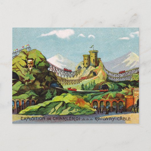 Expositie van het Briefkaart Charleroi (Voorkant)