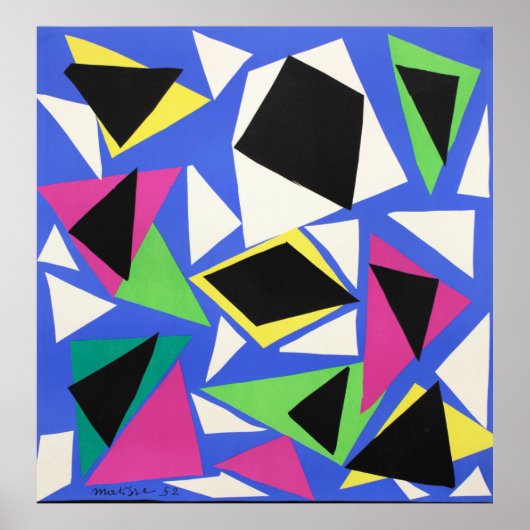 Expositieposter van Henri Matisse Poster (Voorkant)