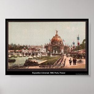 Exposition Universal, 1900, Parijs, Frankrijk Poster
