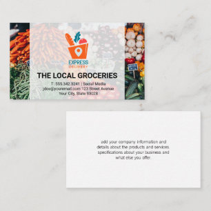 Expreslevering   Logo vervoerder Visitekaartje