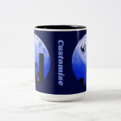 Express Delivery Coffee Humor Tweekleurige Koffiemok (Center)