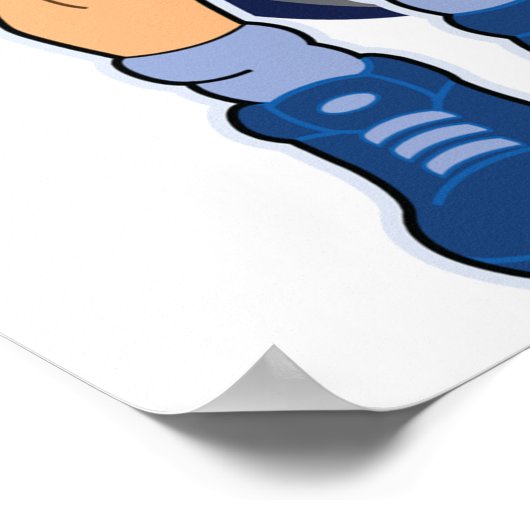 Express Delivery Man Poster (Hoek)