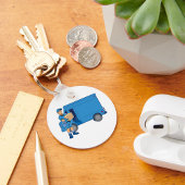 Express Delivery Man Sleutelhanger