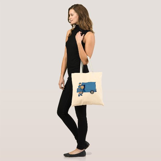 Express Delivery Man Tote Bag