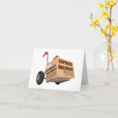 Express Delivery Note-kaarten Kaart (Gele Bloem)