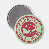 Express levering vanaf Santa Claus Magneet (Voorkant / Achterkant)