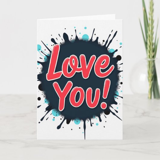 Express Love You Kaart (Voorkant)