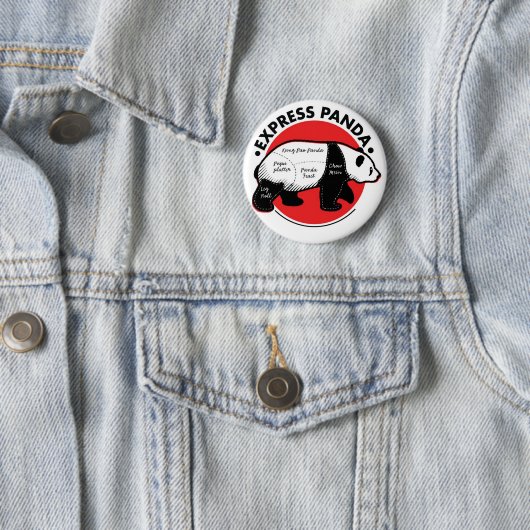 Express Panda Ronde Button 5,7 Cm (In situ)