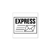 EXPRESS POST ZEGELSTUK RUBBERSTEMPEL (Afrduk)