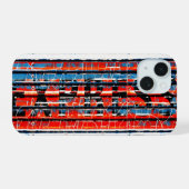 "Express" - Rustieke afbladderende verf iPhone 15 Case (Achterkant horizontaal)