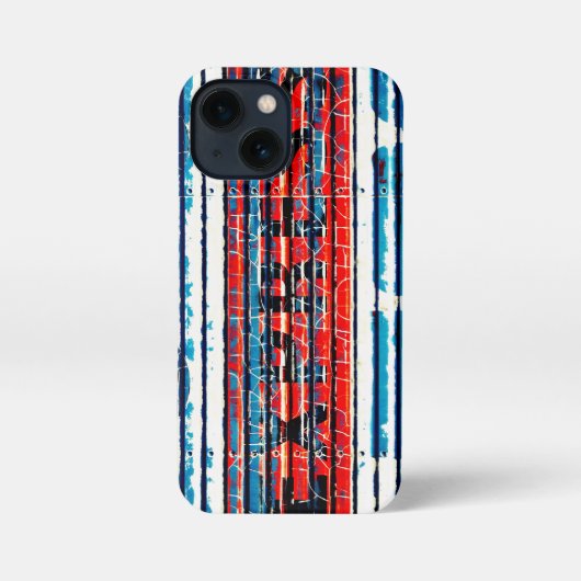 "Express" - Rustige pellerverf iPhone Hoesje (Achterkant)