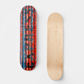 "Express" - Rustige pellerverf Persoonlijk Skateboard (Voorkant)