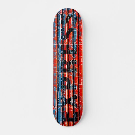 "Express" - Rustige pellerverf Persoonlijk Skateboard (Voorkant)