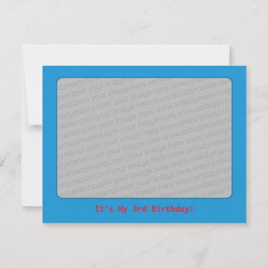 Express Train Ticket Invitation Kaart (Achterkant)