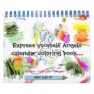 Express Yourself™ Angel Calendar Colour Book Kalender