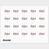 Express yourself ronde sticker (Vel)