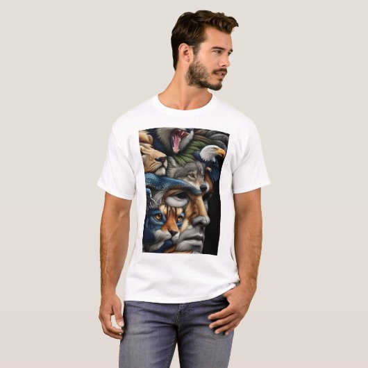 Express Yourself: Uniek bedrukt T-shirt" T-shirt (Voorkant volledig)