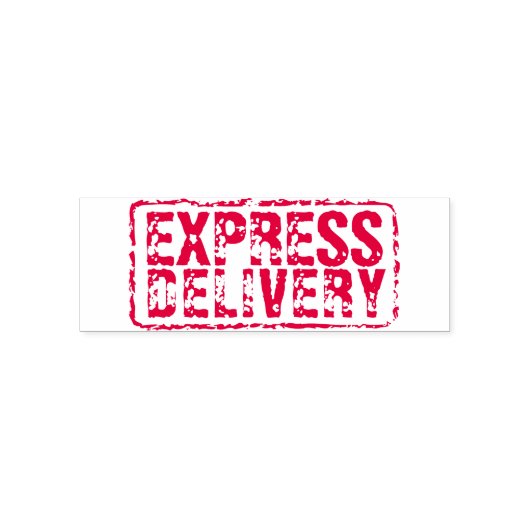 Expresse verzending vintage rode inkt stempel (Design)