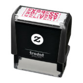 Expresse verzending vintage rode inkt stempel (Product)
