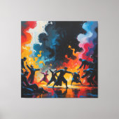 expressie in het leven canvas afdruk (Voorkant)