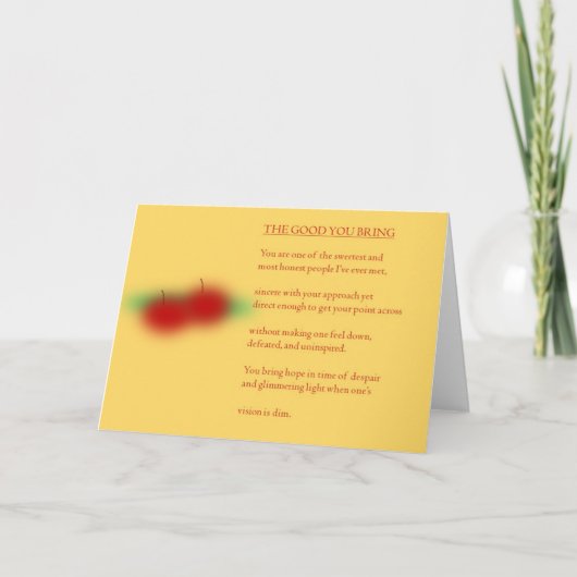 Expressie-Kaart Feestdagen Kaart (Voorkant)