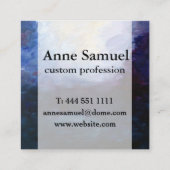 Expressief artistiek Visitekaartje (Achterkant)